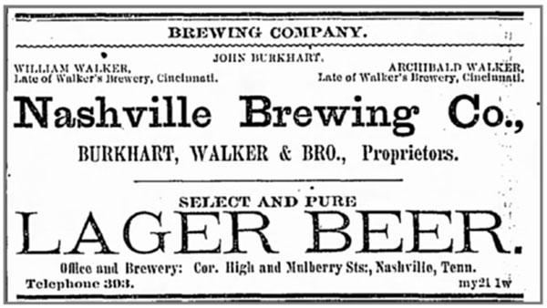 Nashville Brewing Lager Beer