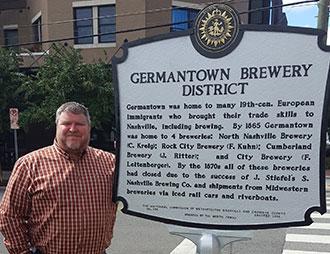 Germantown historical brewery marker