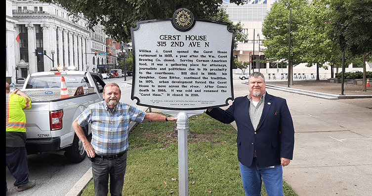 Scott Mertie and Gerst House Nashville Historical Marker