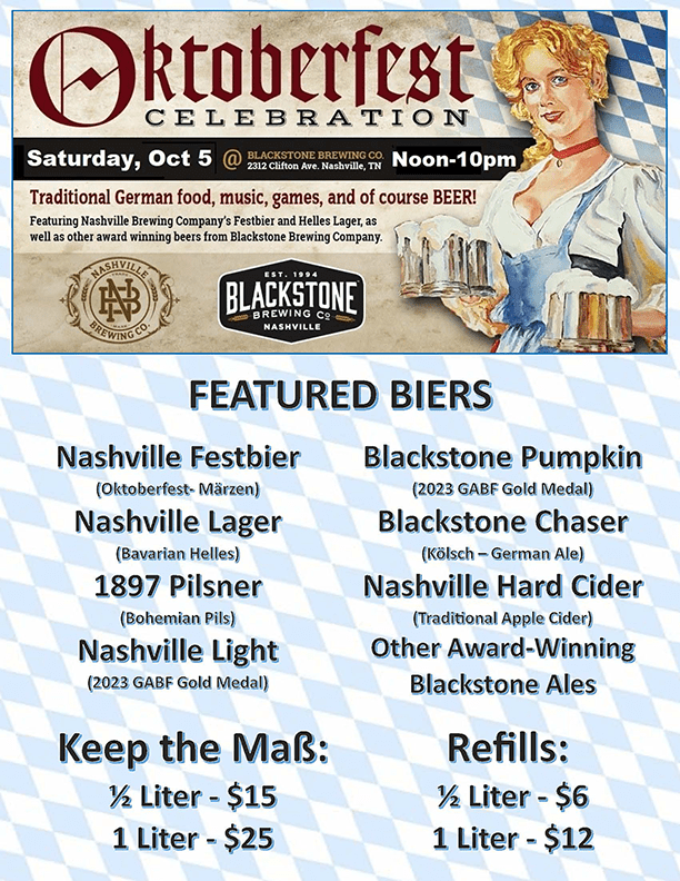 2024 OKtoberfest Beer Menu